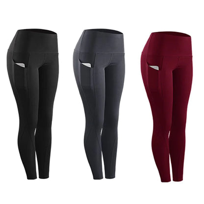 Women's Compression Fitness Leggings with Pockets
